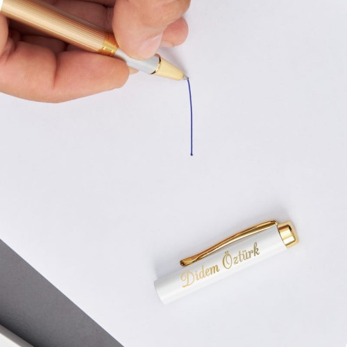 Gold İsim Yazılı Roller Kalem